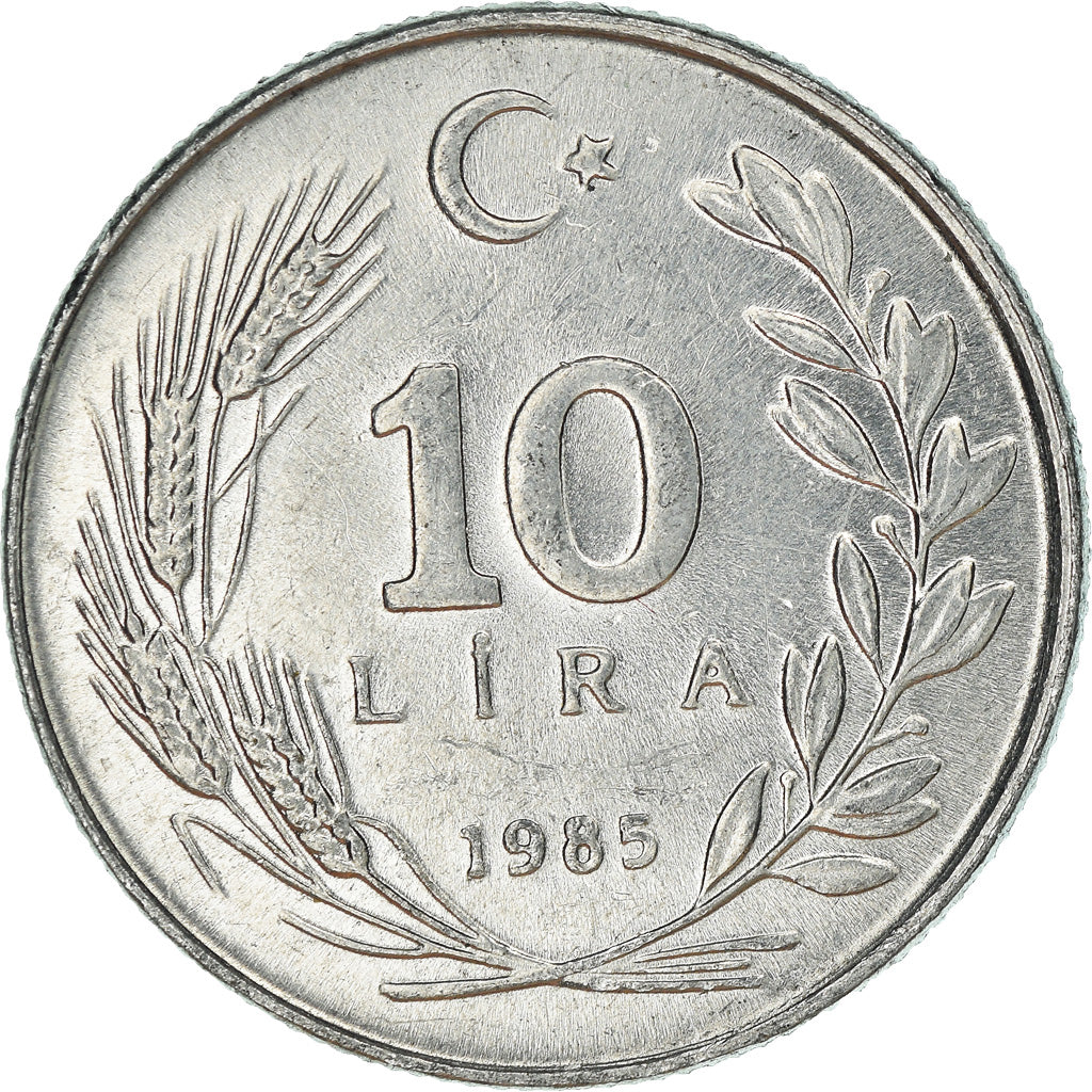 Moneta, Turchia, 10 Lira, 1985