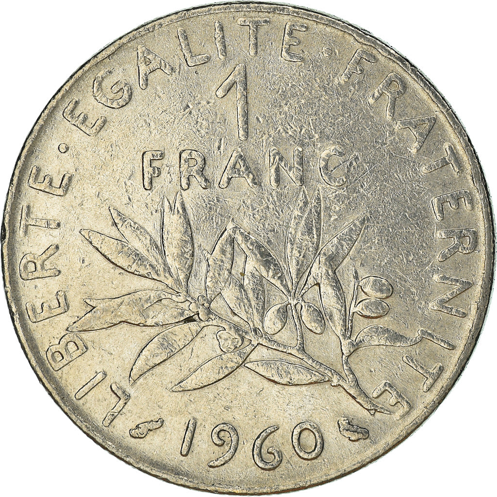 Monnaie, France, Franc, 1960