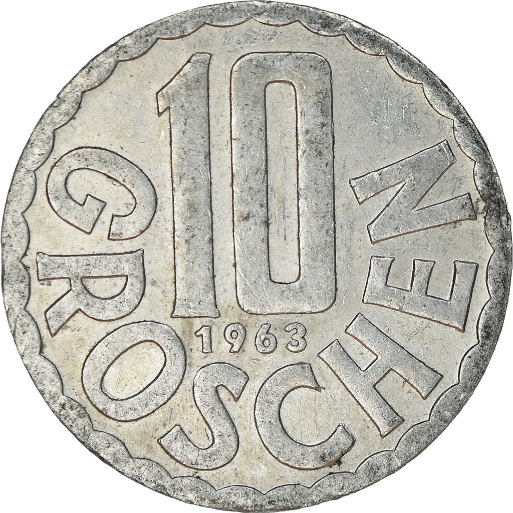 Coin, Austria, 10 Groschen, 1963