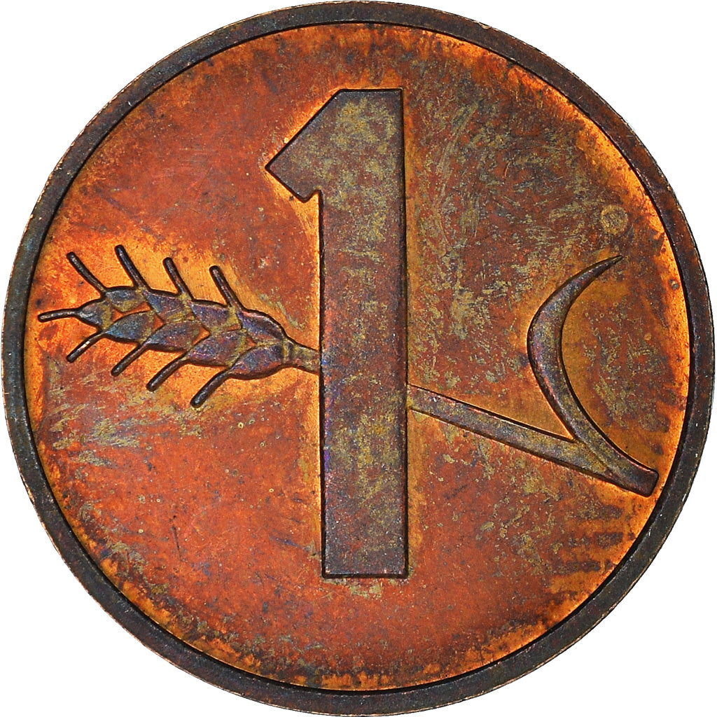 Moneda, Suiza, Rappen, 1981