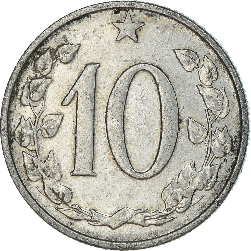 Coin, Czechoslovakia, 10 Haleru, 1962