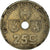 Münze, Belgien, 25 Centimes, 1938