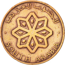 SOUTH ARABIA, 5 Fils, 1964, TTB, Bronze, KM:2