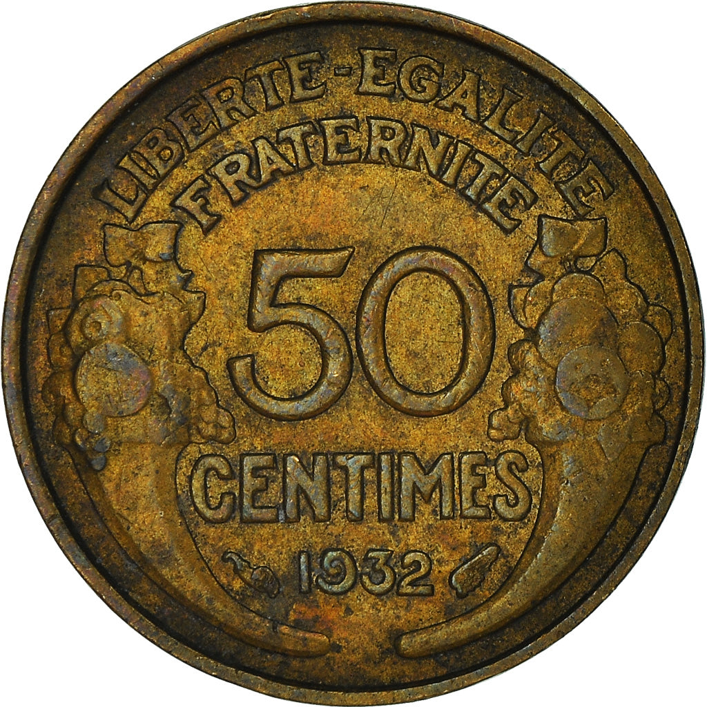 Moneta, Francia, 50 Centimes, 1932
