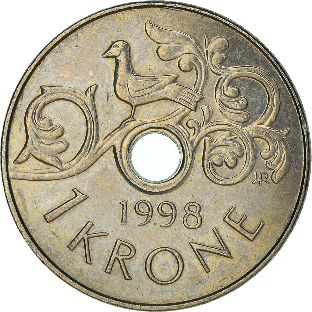 Monnaie, Norvège, Krone, 1998