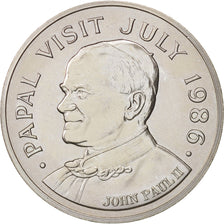 Saint Lucia, 5 Dollars, 1986, SPL, Rame-nichel, KM:14