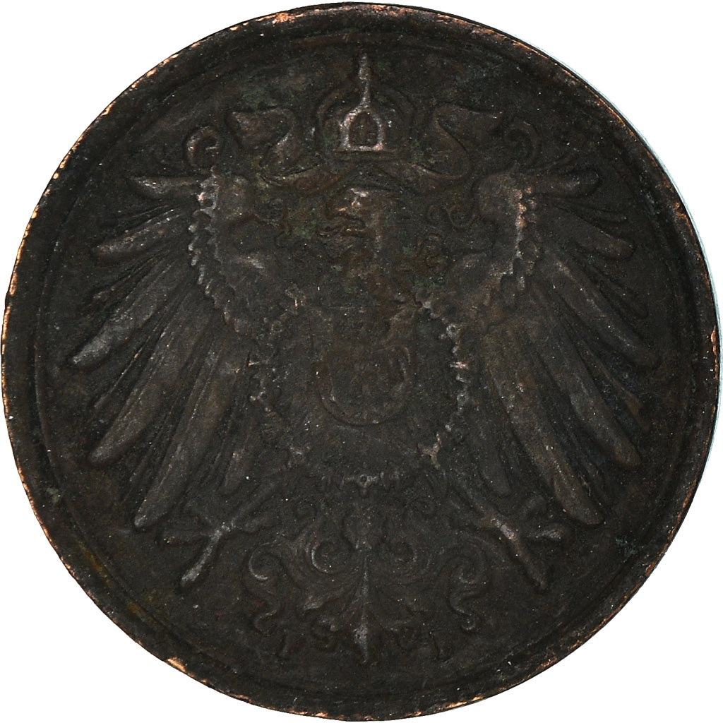 Monnaie, Empire allemand, Pfennig, 1910