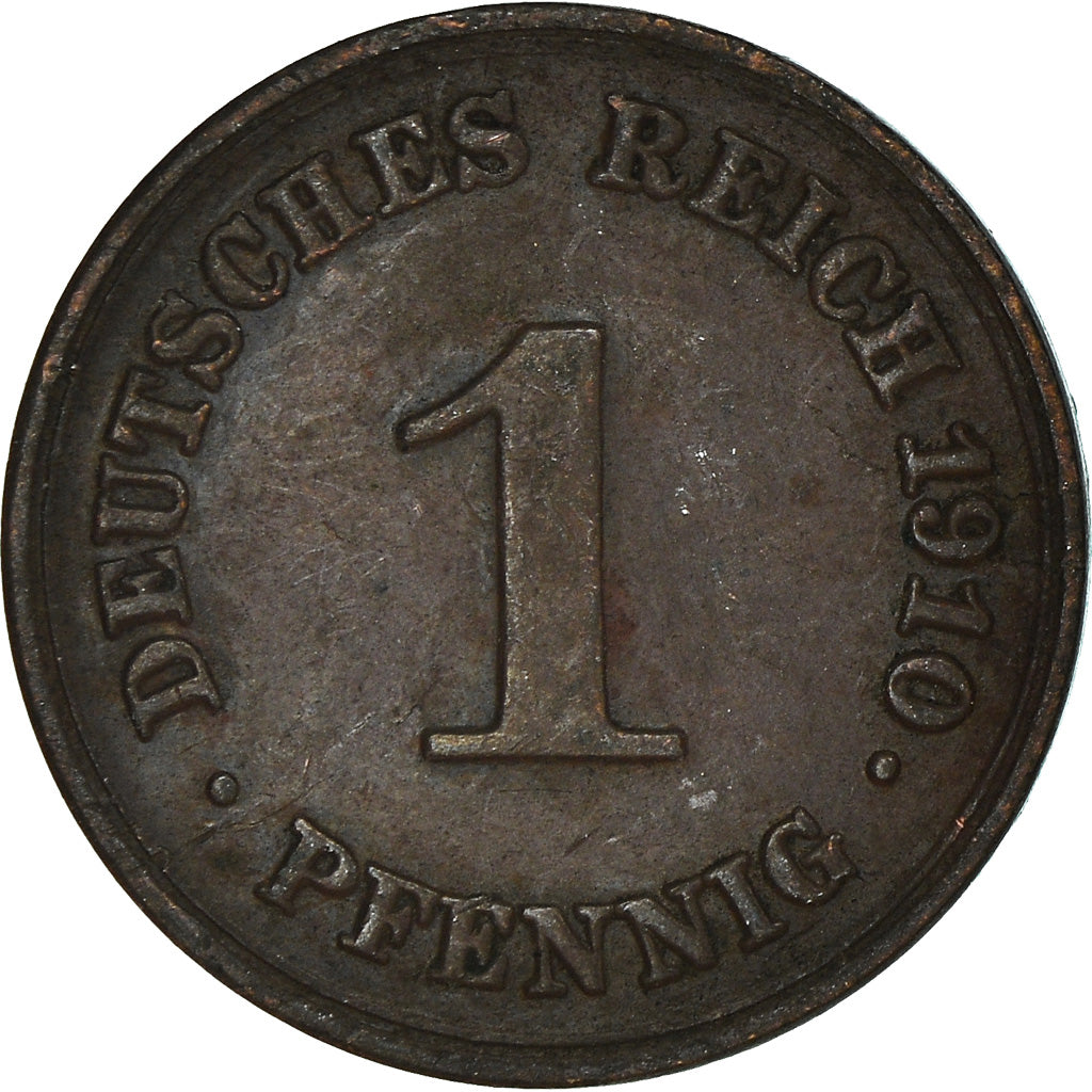 Monnaie, Empire allemand, Pfennig, 1910
