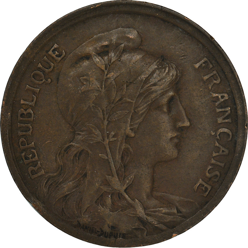 Moneta, Francja, 10 Centimes, 1917