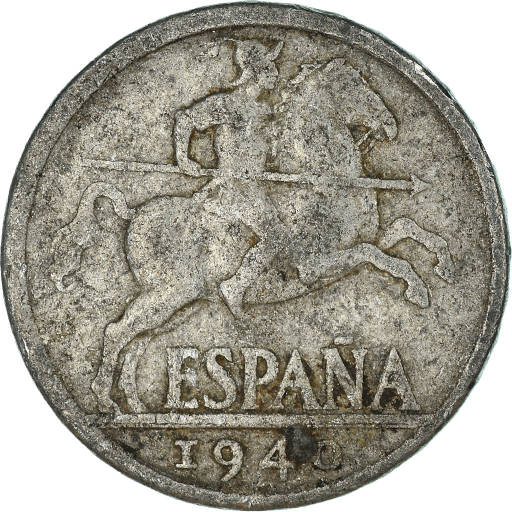 Moneta, Spagna, 10 Centimos, 1940