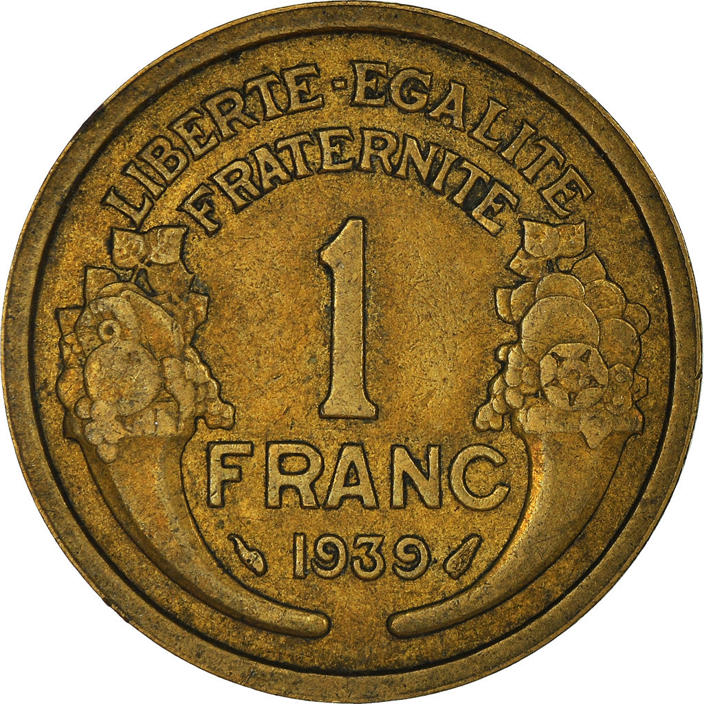 Monnaie, France, Franc, 1939