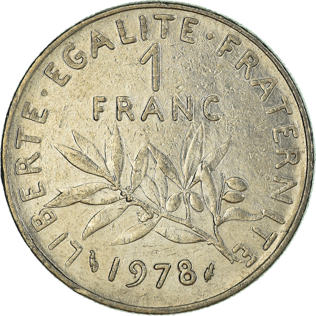 Monnaie, France, Franc, 1978