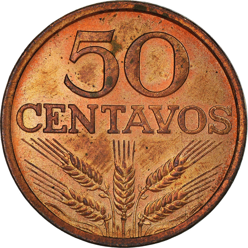Moeda, Portugal, 50 Centavos, 1975
