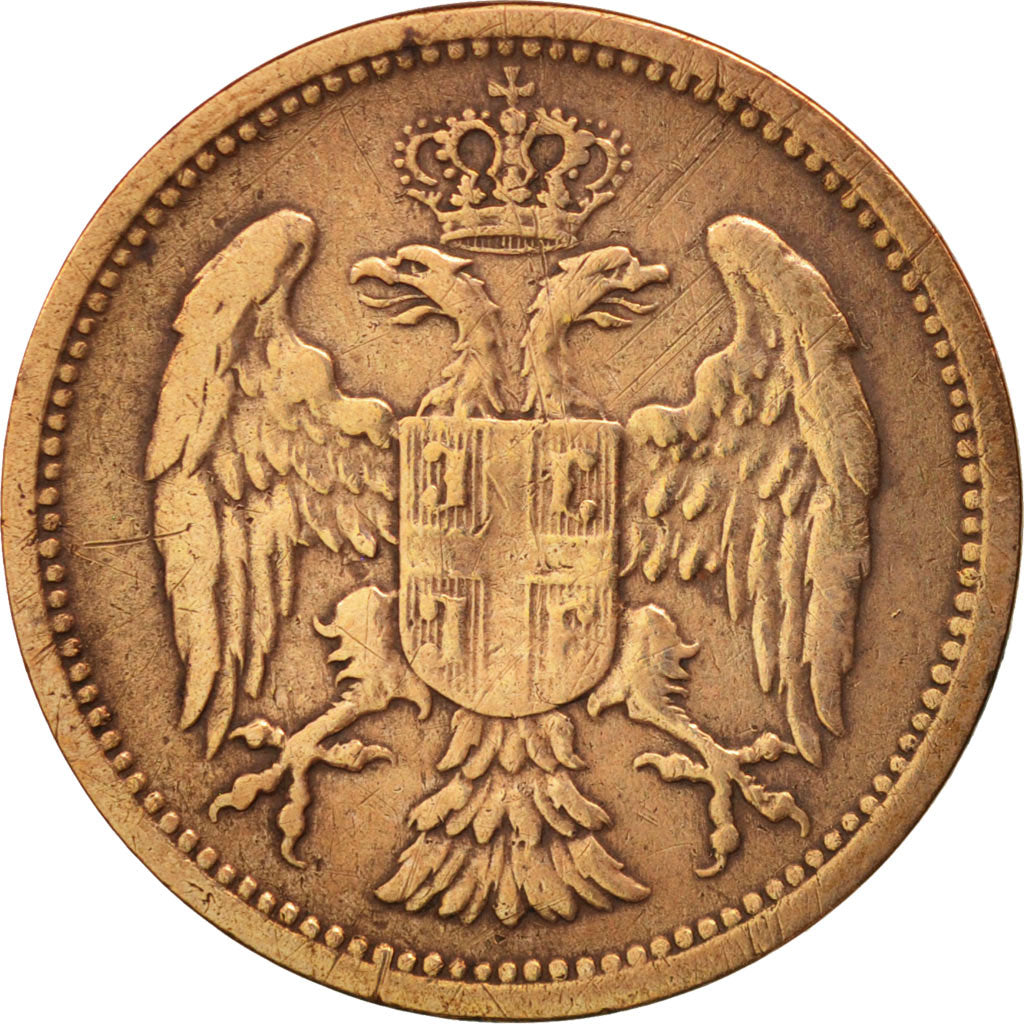 Serbia, Peter I, 2 Pare, 1904, EF(40-45), Bronze, KM:23