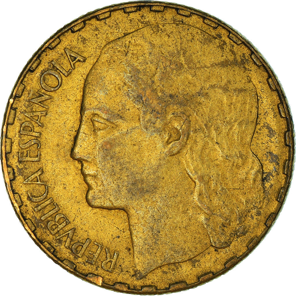 Moneda, España, Peseta, 1937