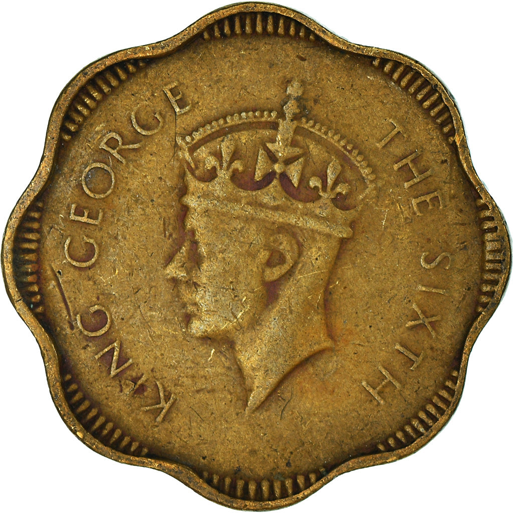 Coin, Ceylon, 10 Cents, 1951