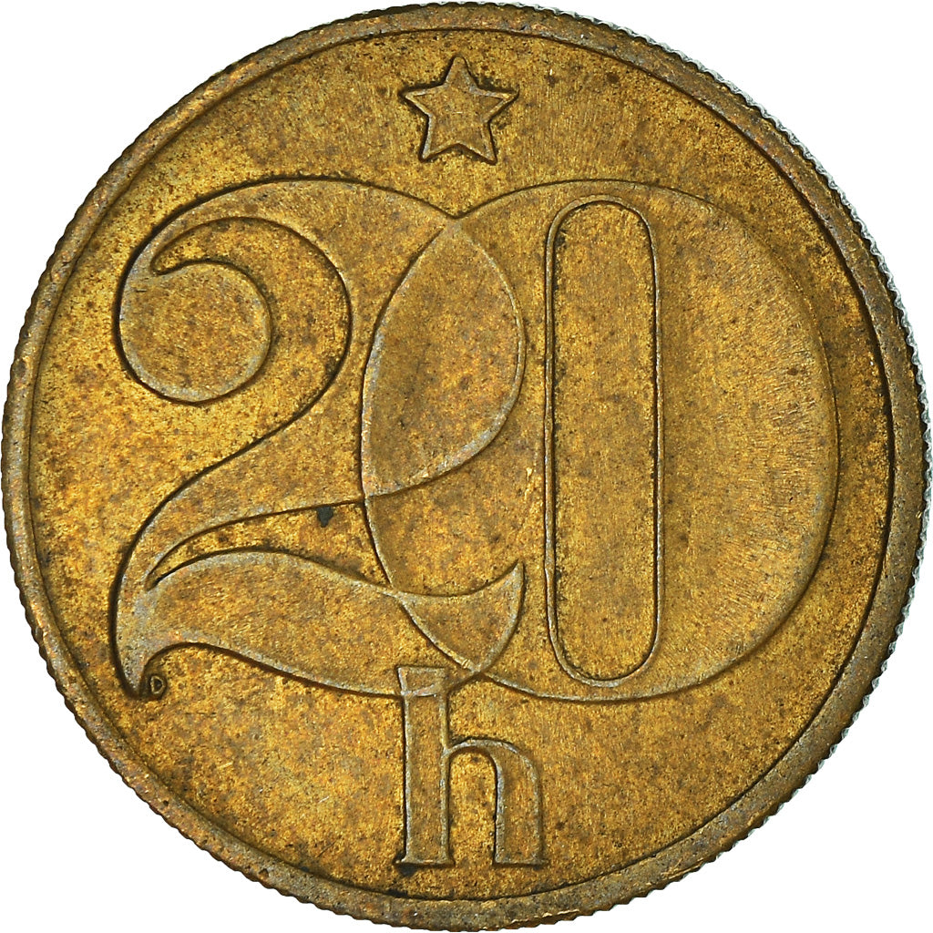 Moneta, Czechosłowacja, 20 Haleru, 1985