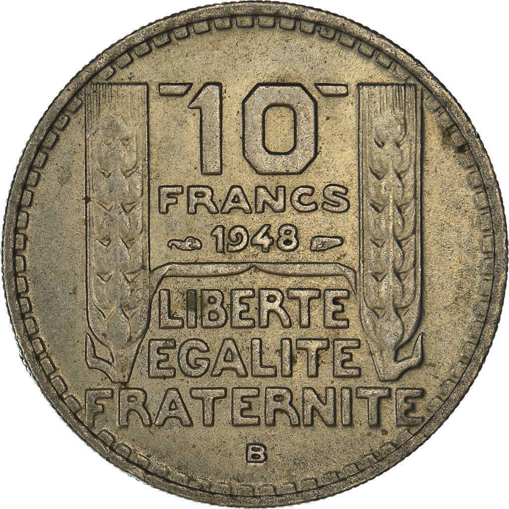 Münze, Frankreich, 10 Francs, 1948