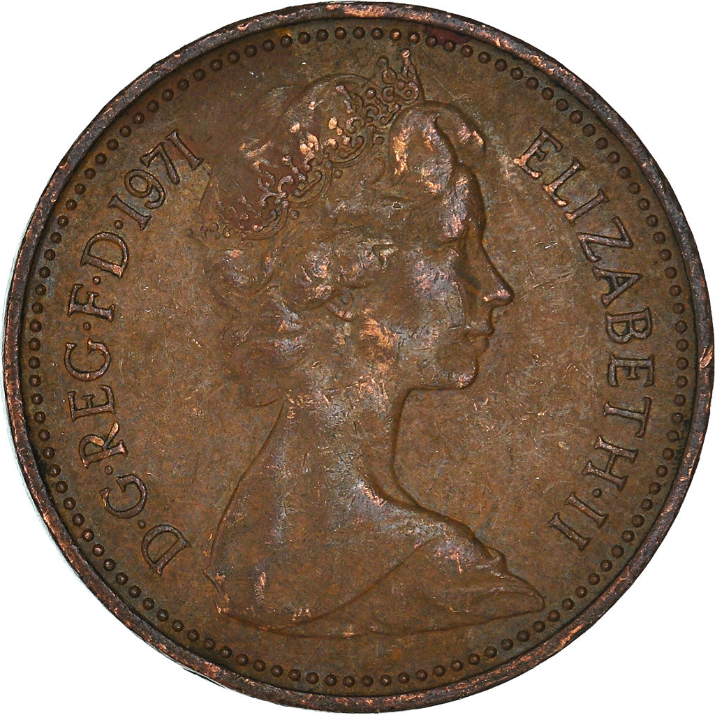 Moneta, Gran Bretagna, New Penny, 1971