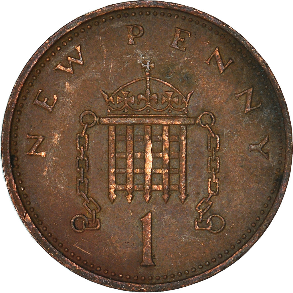 Moneta, Gran Bretagna, New Penny, 1971