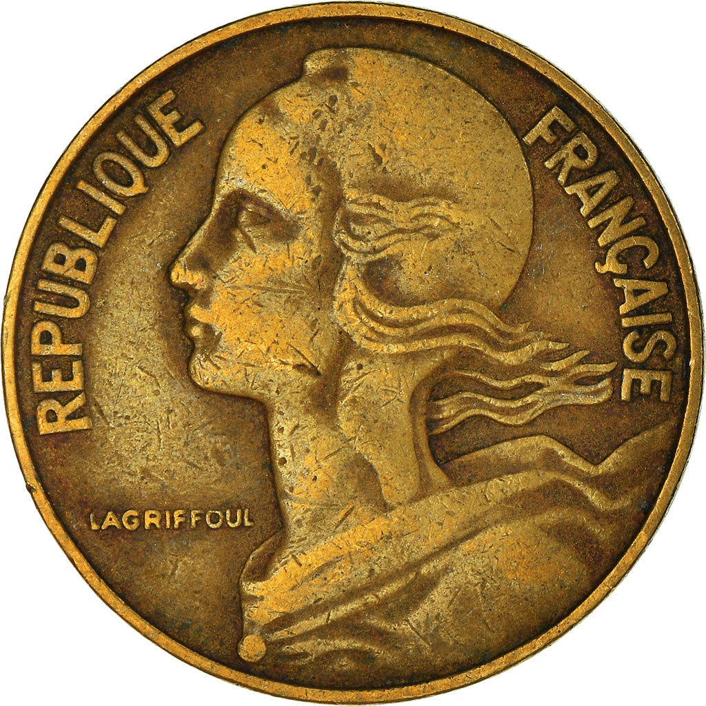 Moneda, Francia, 20 Centimes, 1966