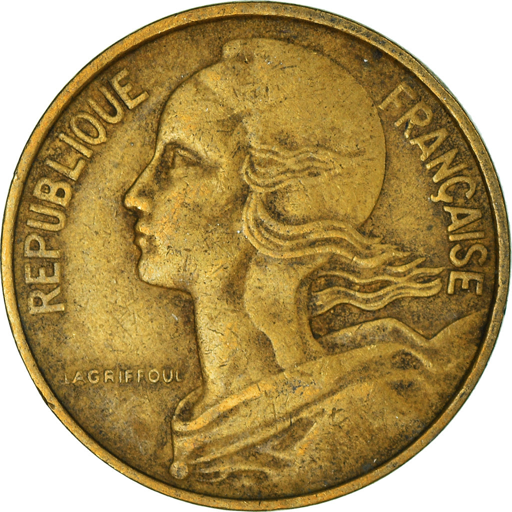 Münze, Frankreich, 10 Centimes, 1963