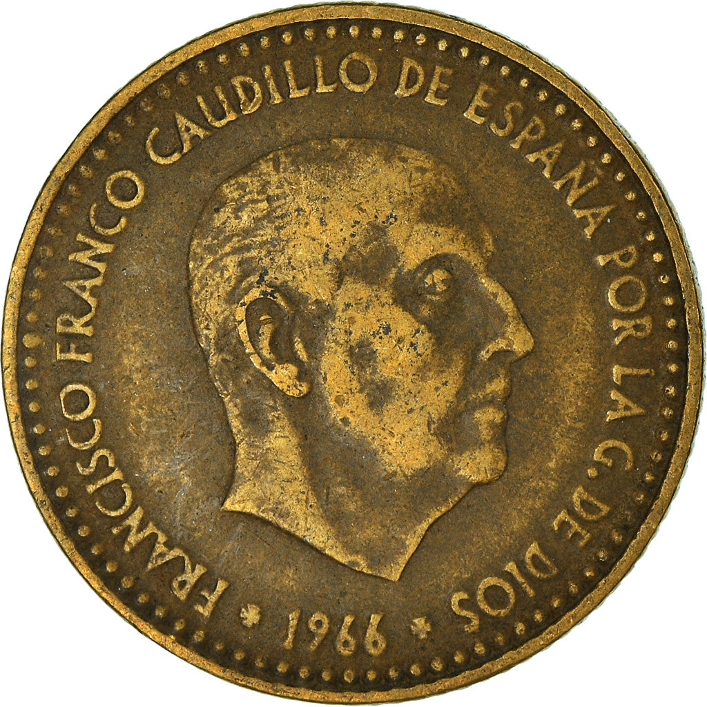 Moneta, Hiszpania, Peseta, 1966 (67)