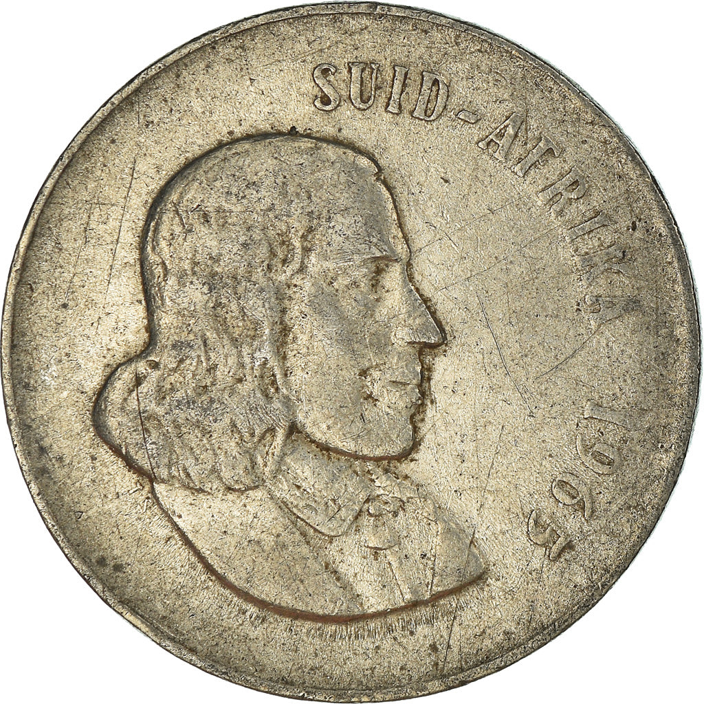 Coin, South Africa, 20 Cents, 1965
