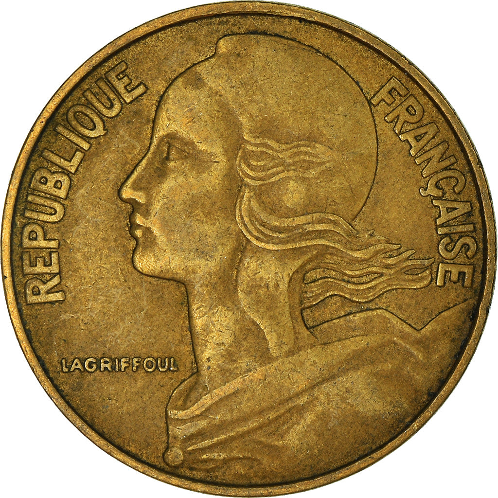Moneda, Francia, 20 Centimes, 1969