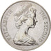 Saint Helena, Elizabeth II, 25 Pence, Crown, 1973, AU(55-58), Copper-nickel