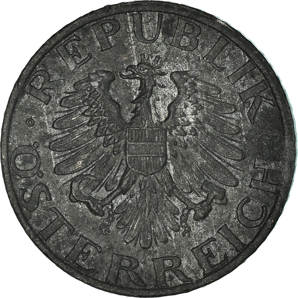 Moeda, Áustria, 5 Groschen, 1976