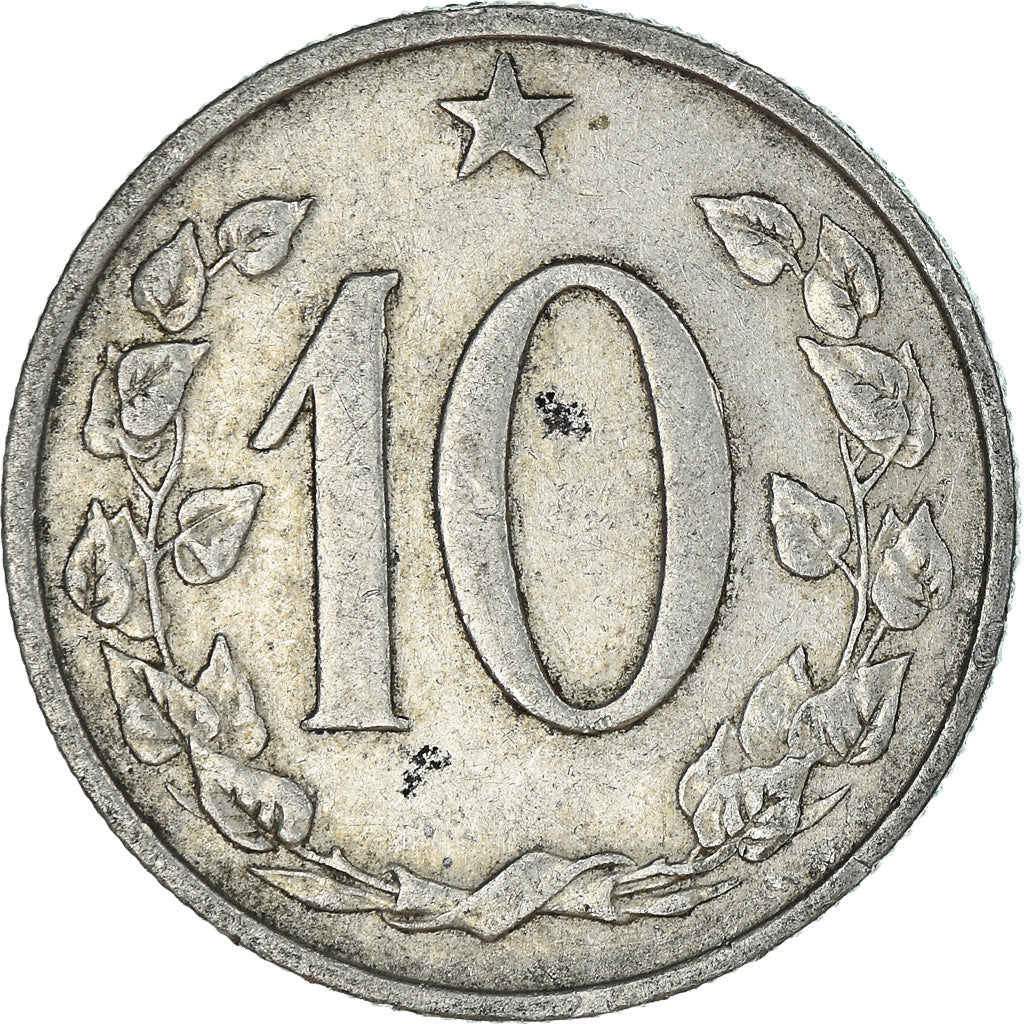Moeda, Checoslováquia, 10 Haleru, 1962