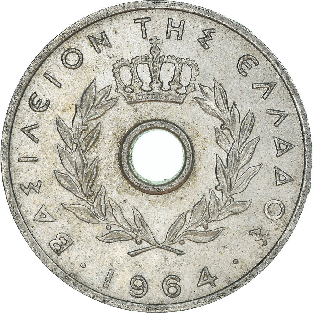 Münze, Griechenland, 10 Lepta, 1964