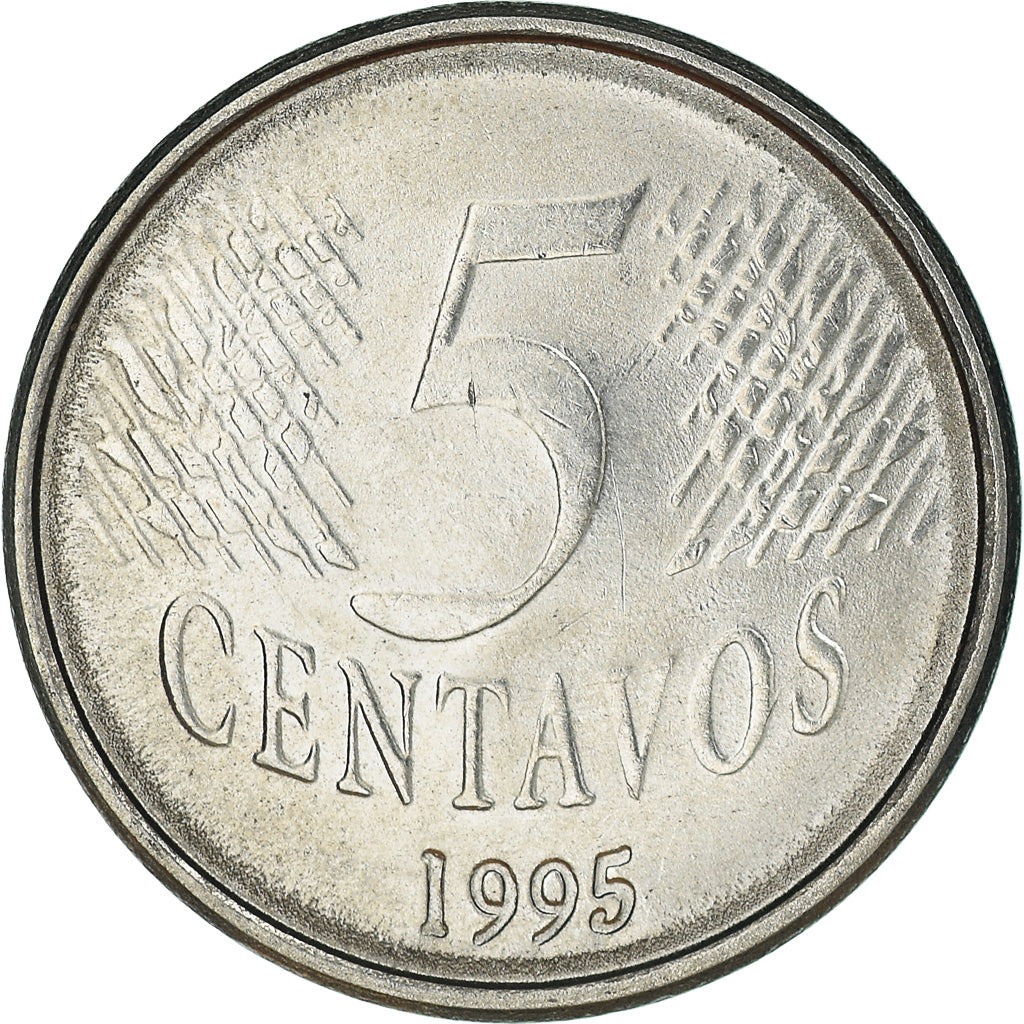 Moneda, Brasil, 5 Centavos, 1995