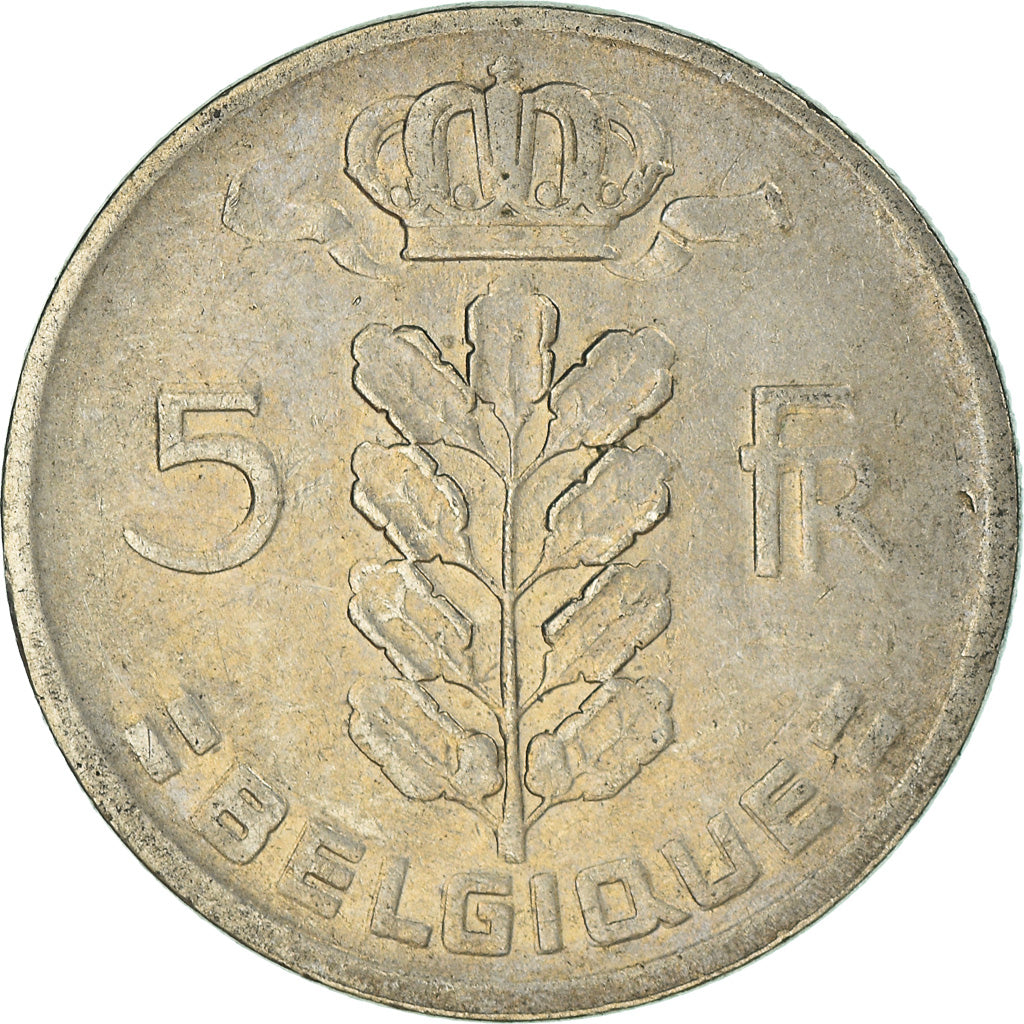 Moneta, Belgio, 5 Francs, 5 Frank, 1964