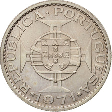 SAINT THOMAS & PRINCE ISLAND, 10 Escudos, 1971, MS(63), Copper-nickel, KM:23