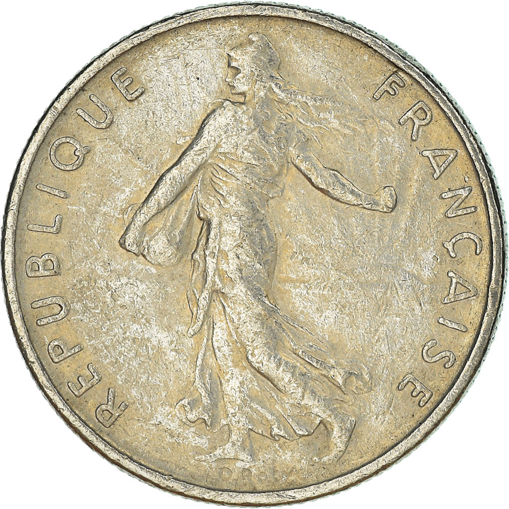 Coin, France, 1/2 Franc, 1969