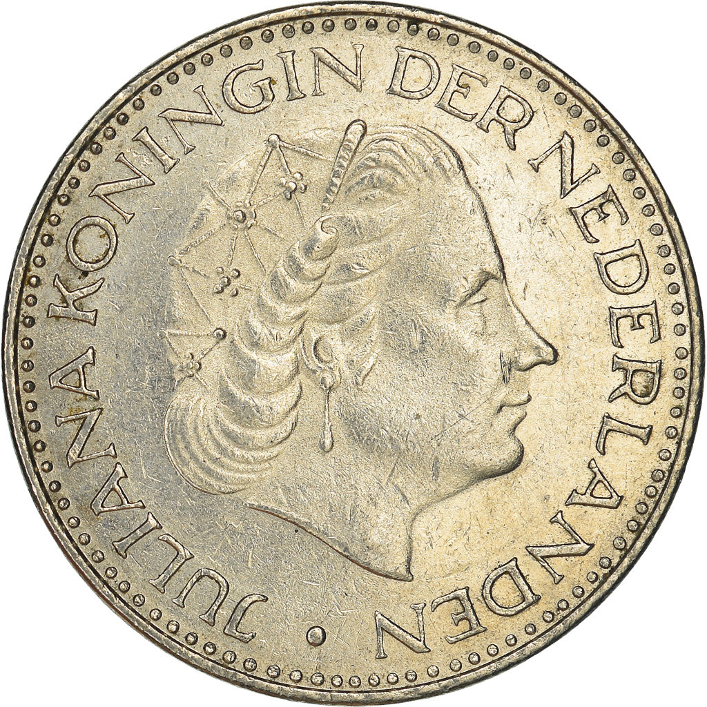 Münze, Niederlande, Gulden, 1968