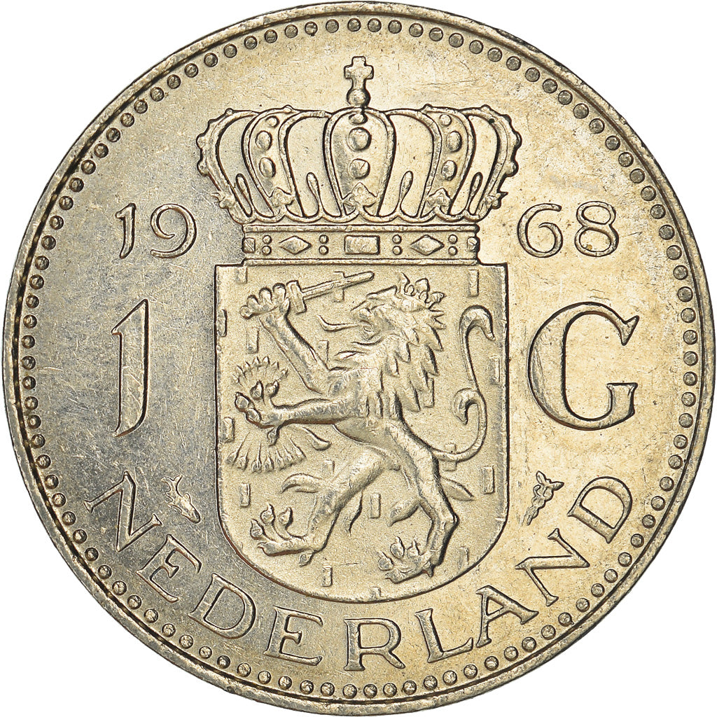 Münze, Niederlande, Gulden, 1968