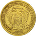SAINT THOMAS & PRINCE ISLAND, Dobra, 1977, EF(40-45), Brass, KM:26