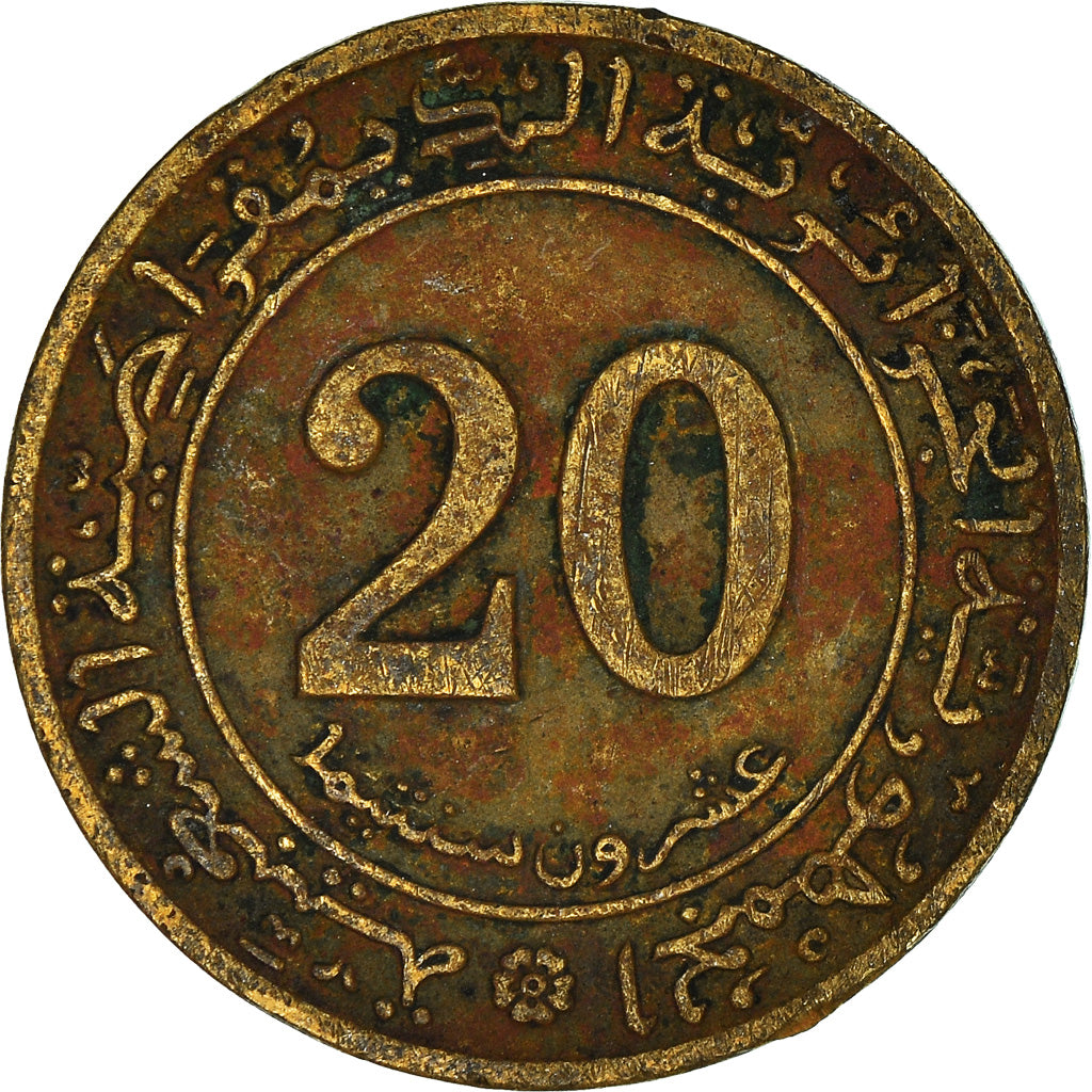 Munten, Algerije, 20 Centimes, 1972