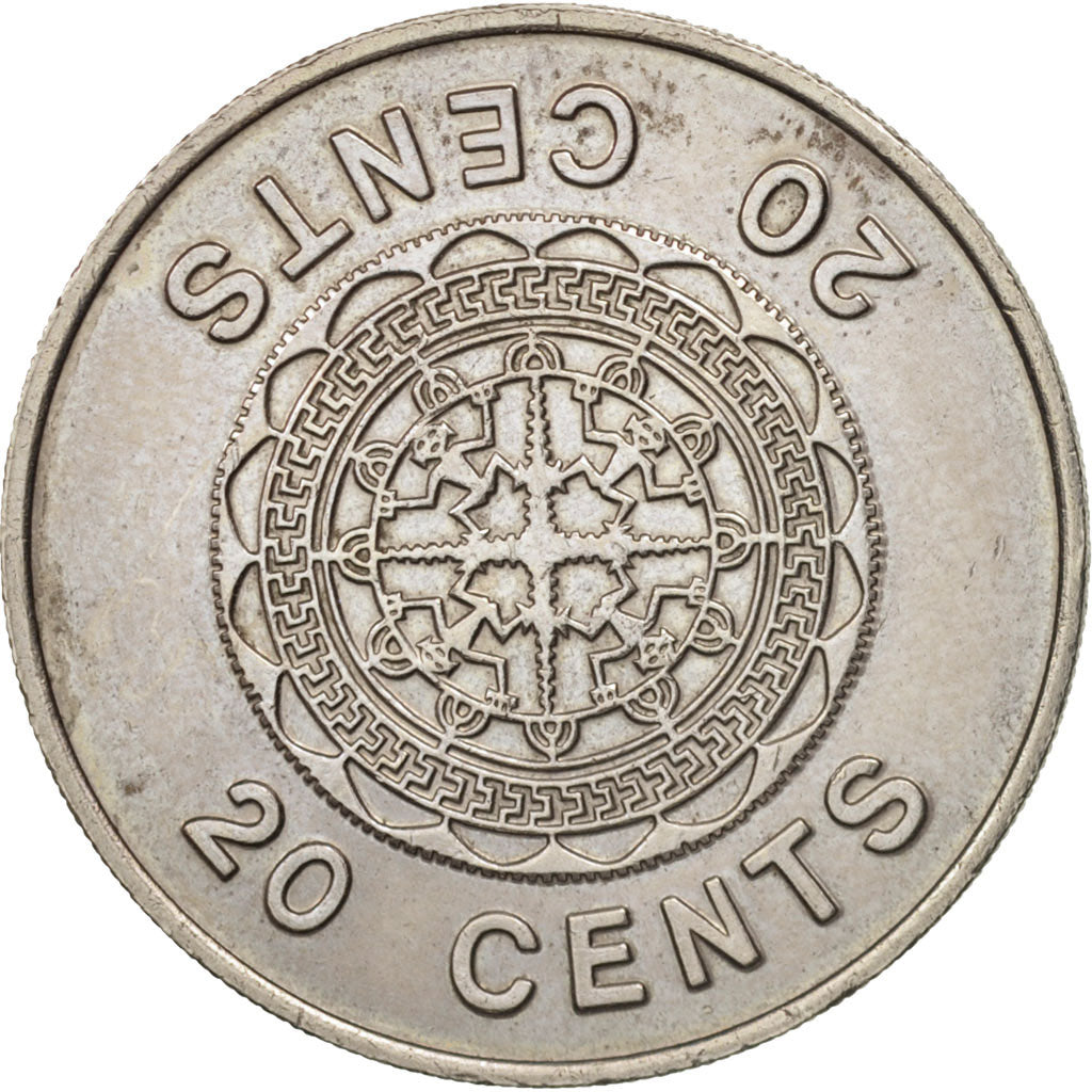 Coin, Solomon Islands, 20 Cents, 1977, AU(55-58), Copper-nickel, KM:5