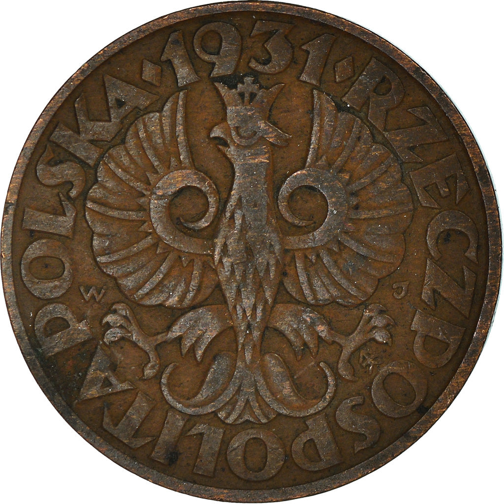 Moneta, Polska, 5 Groszy, 1931
