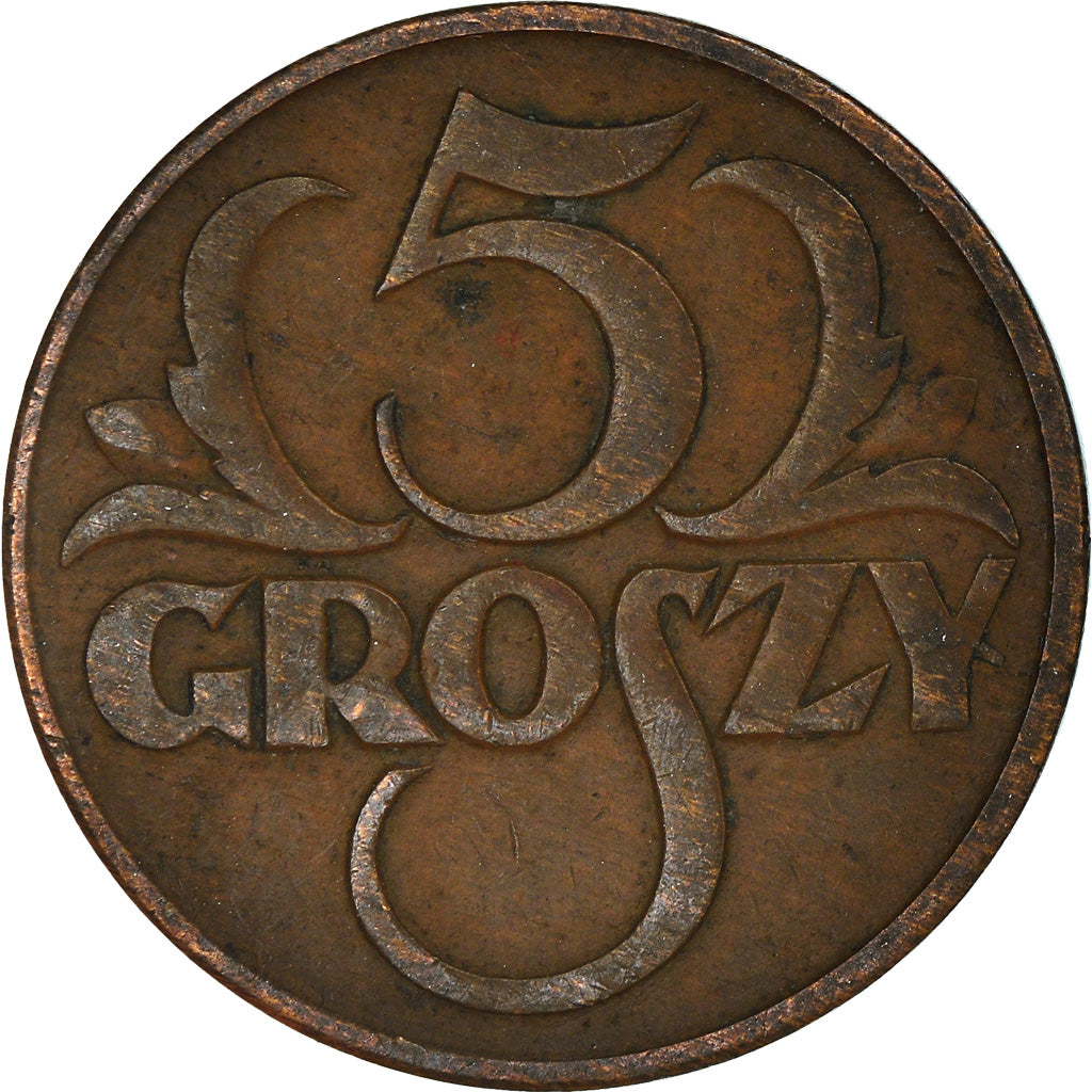 Moneta, Polska, 5 Groszy, 1931