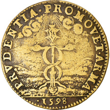 France, Token, Royal, Henri IV Le Grand, History, 1598, EF(40-45), Brass