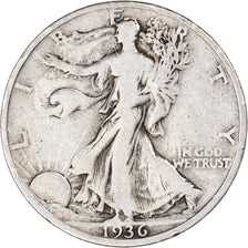 Münze, Vereinigte Staaten, Walking Liberty Half Dollar, Half Dollar, 1936, U.S.