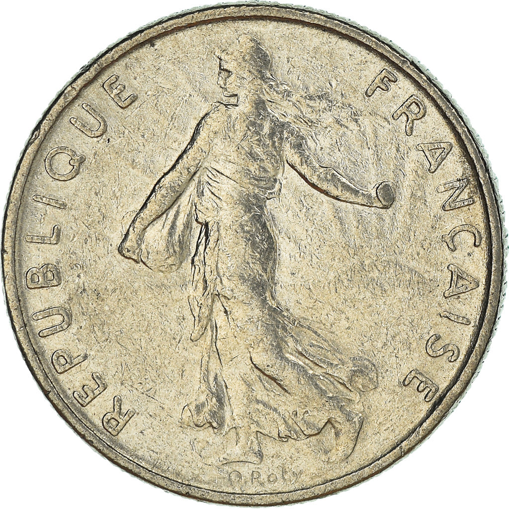 Moneta, Francja, 1/2 Franc, 1967