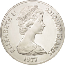 Coin, Solomon Islands, 5 Dollars, 1977, MS(63), Silver, KM:7