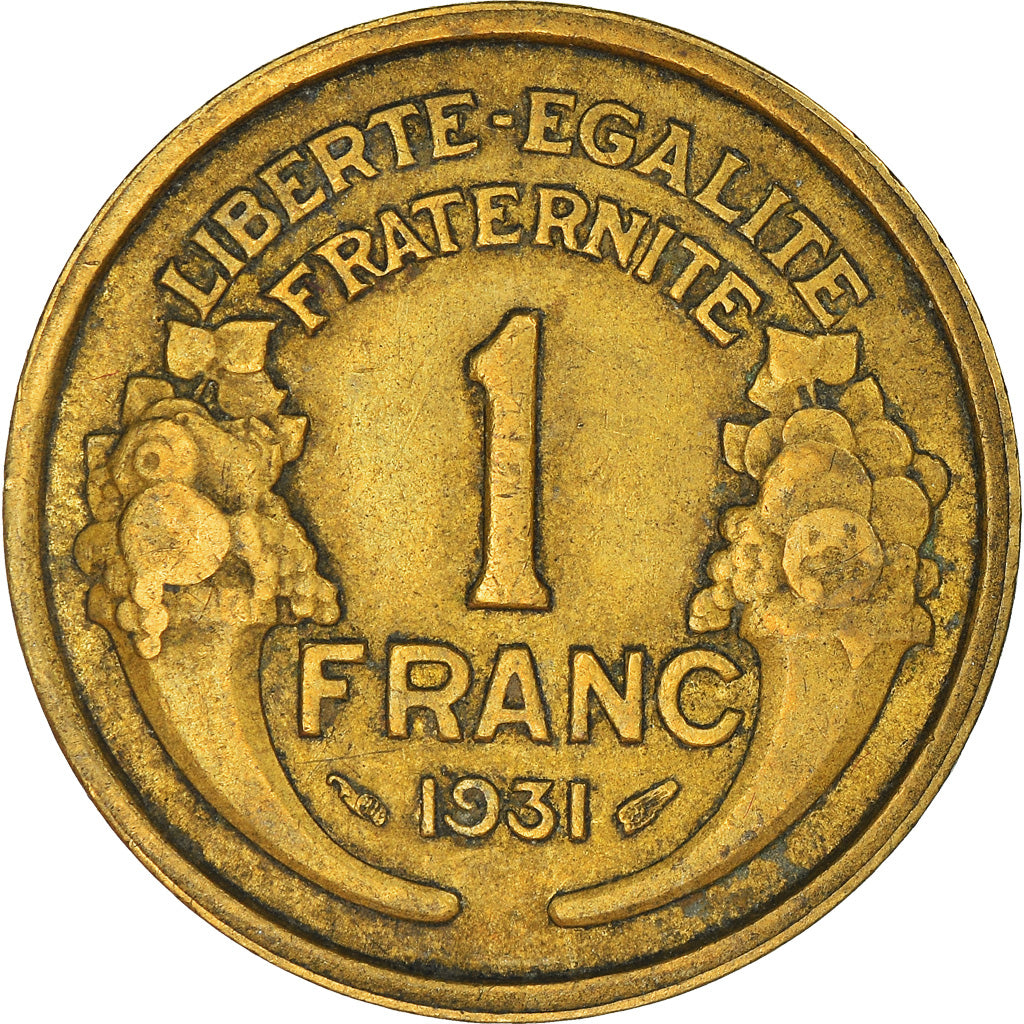 Monnaie, France, Franc, 1931