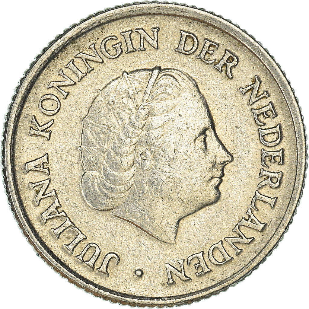 Münze, Niederlande, 25 Cents, 1950